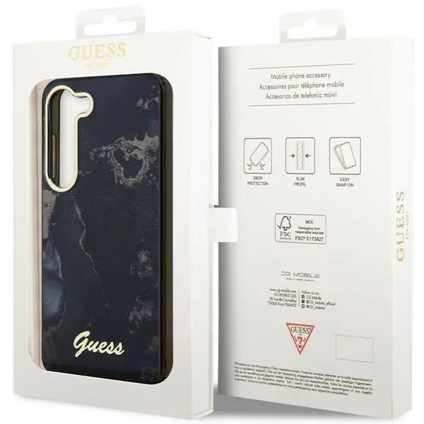 Etui Guess Golden Marble Collection GUHCS23MHTMRSK do Samsung Galaxy S23+