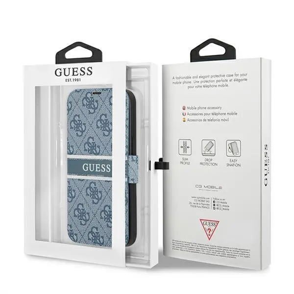 Etui Guess 4G Stripe GUBKP13S4GDBL do iPhone 13 mini