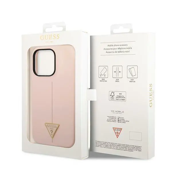 Etui Guess Silicone Triangle GUHCP14XSLTGP do iPhone 14 Pro Max