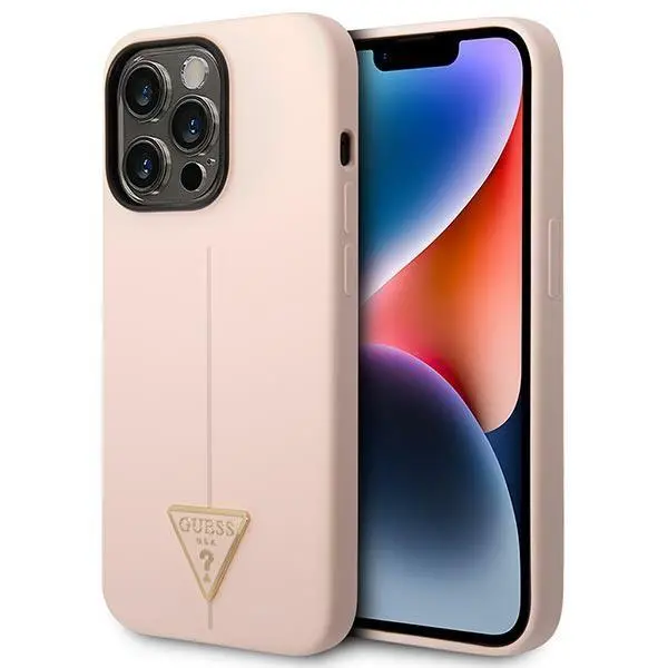 Etui Guess Silicone Triangle GUHCP14XSLTGP do iPhone 14 Pro Max