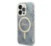 Zestaw Guess GUBPP14XH4EACSB  ładowarka indukcyjna + etui 4G Print MagSafe do iPhone 14 Pro Max