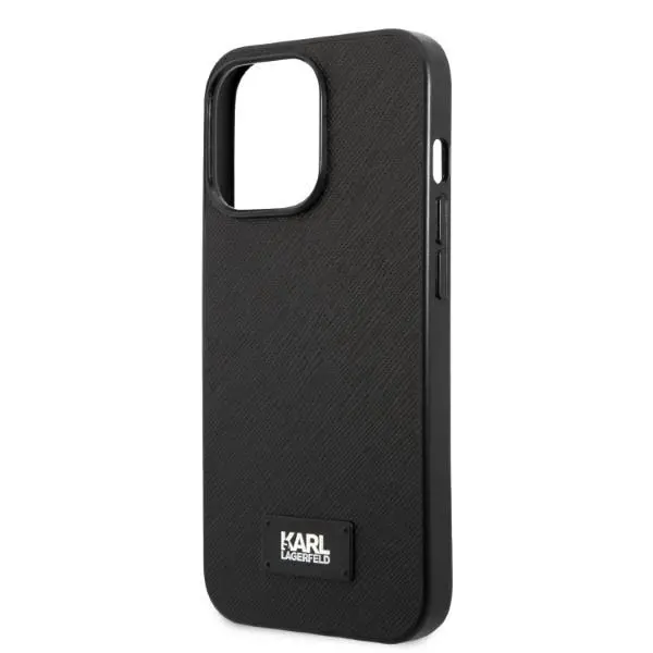 Etui Karl Lagerfeld Saffiano Plaque KLHCP13XSFMP2K do iPhone 13 Pro Max