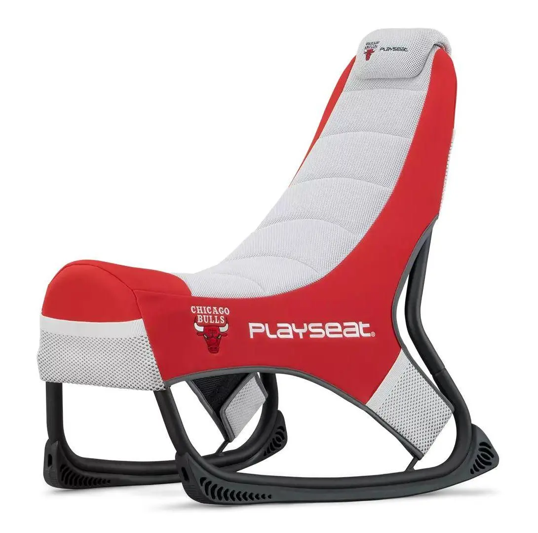 Fotel Playseat® Champ NBA-Chicago Bulls Gamingowy do 122kg Tkanina Czerwono-biały