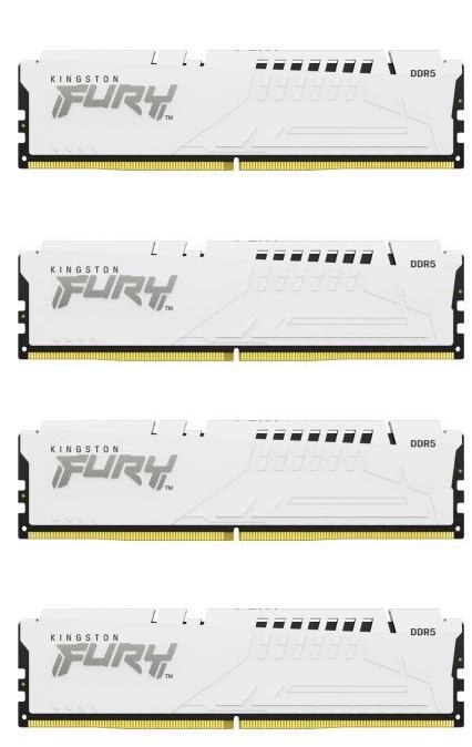 Kingston FURY Beast DDR5 64GB (4 x 16GB) 5200 CL40 Biały