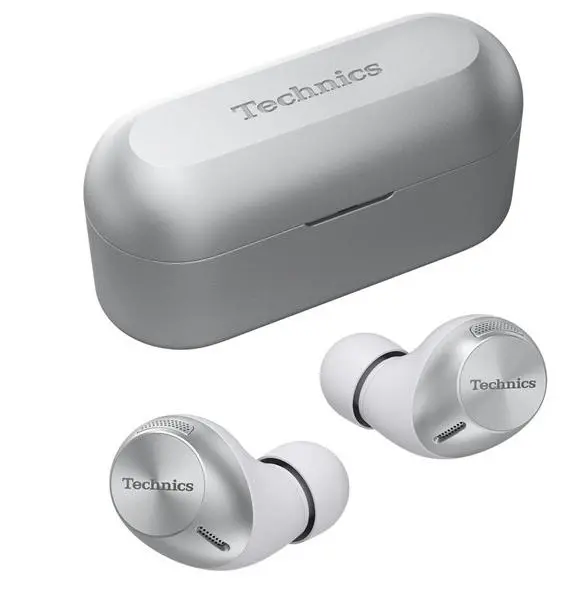 Słuchawki bezprzewodowe Technics EAH-AZ40M2-S Dokanałowe Bluetooth 5.3 Srebrny