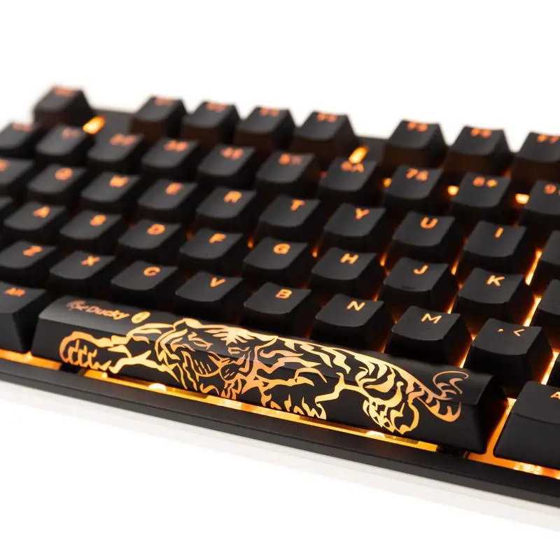 Klawiatura mechaniczna Ducky One 2 Backlit PBT RGB Cherry MX Speed Silver Czarny