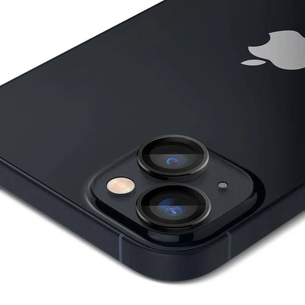 Szkło hartowane Spigen AGL05213 na aparat Glas tR EZ Fit Optik Pro do iPhone 14/14 Plus czarne - 2 – pack