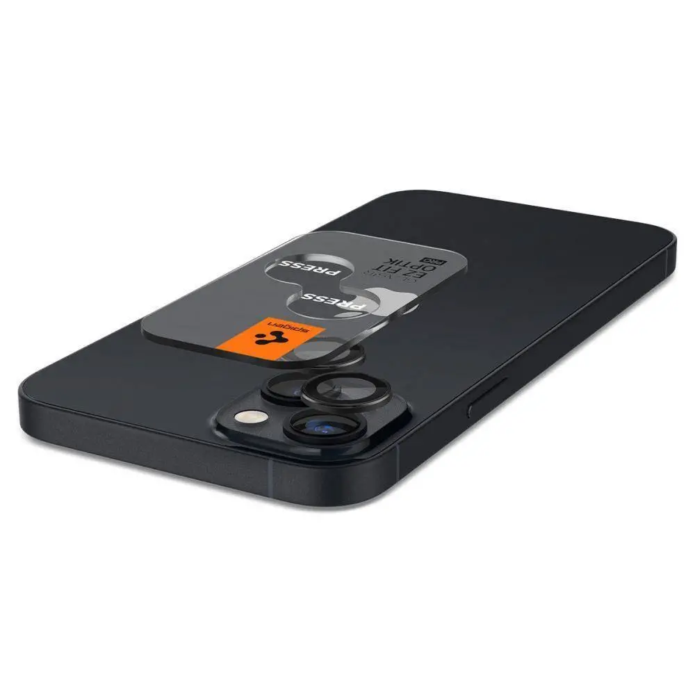 Szkło hartowane Spigen AGL05213 na aparat Glas tR EZ Fit Optik Pro do iPhone 14/14 Plus czarne - 2 – pack