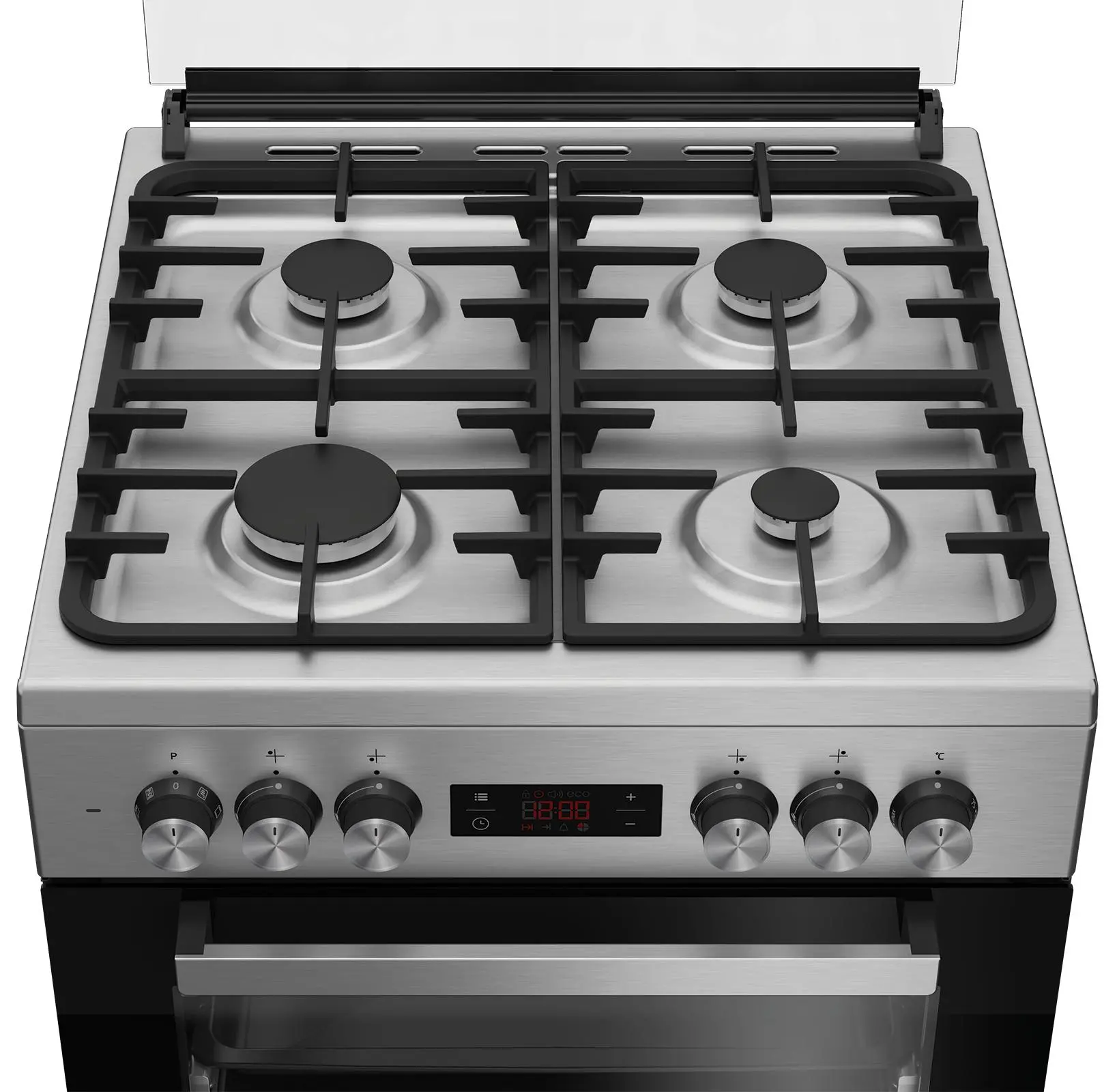 Kuchnia gazowo-elektryczna Beko FSM62331DXT Termoobieg