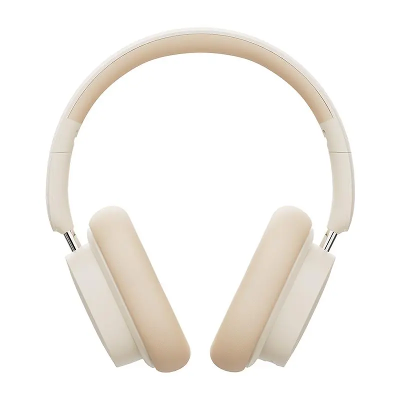Słuchawki bezprzewodowe Baseus Bowie D05 Nauszne Bluetooth 5.3 Kremowy