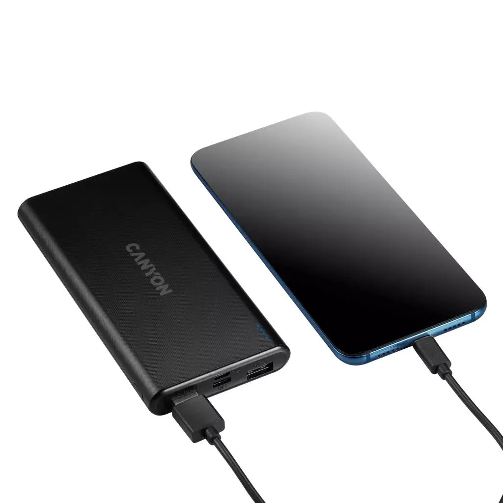 Powerbank Canyon PB-106 Czarny 10000mAh Czarny
