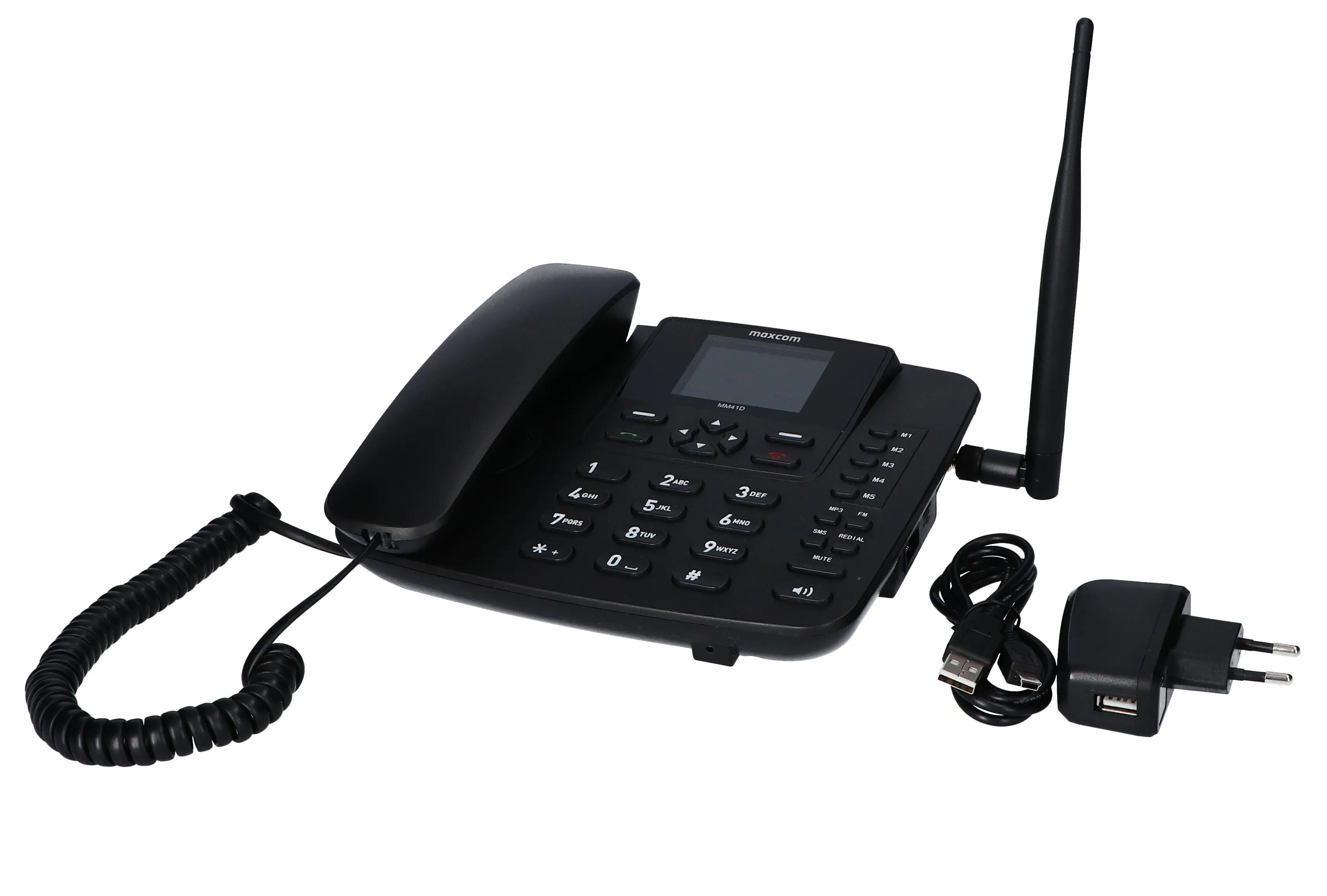 Telefon Maxcom Comfort MM41D Czarny