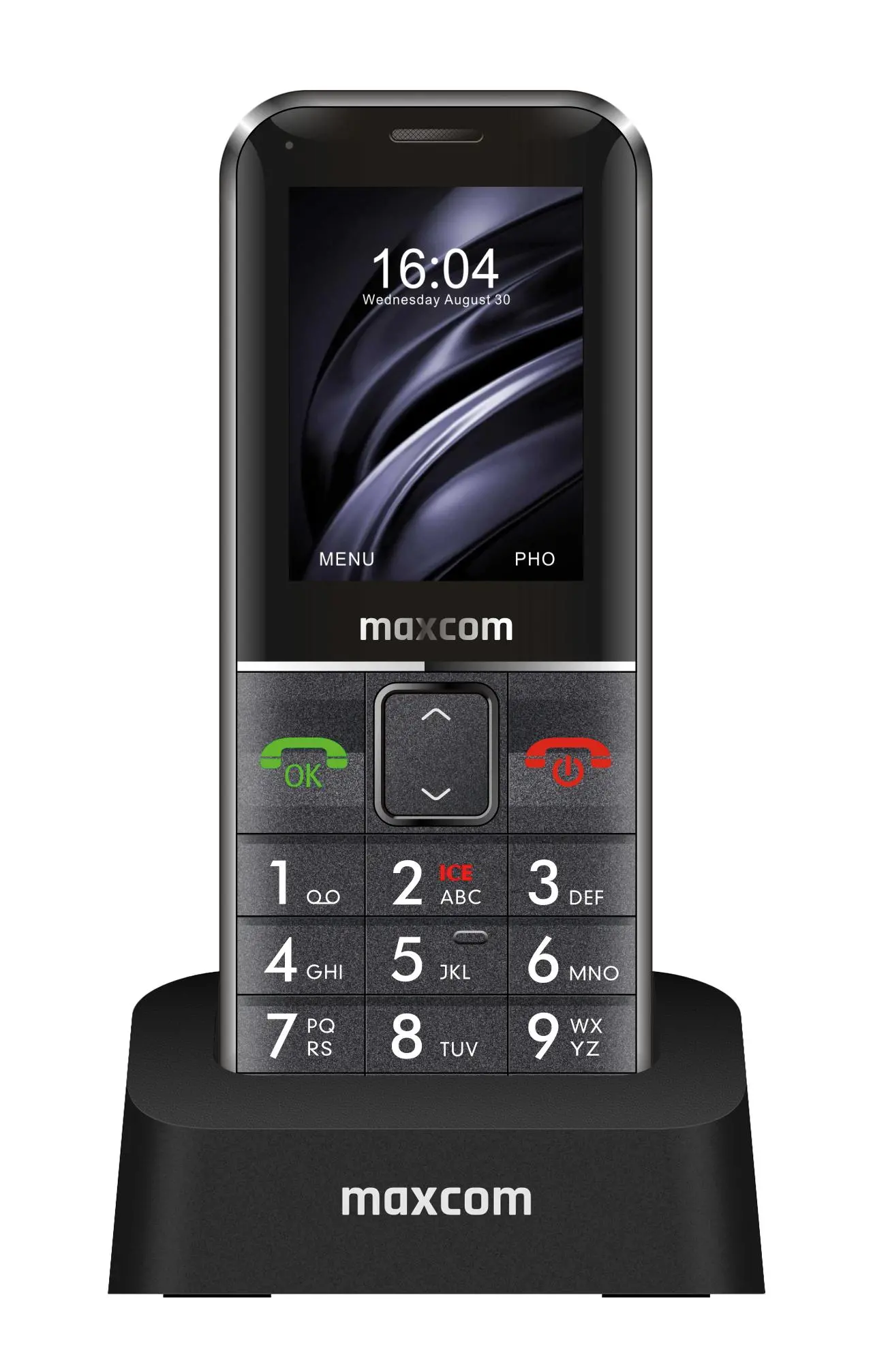 Telefon Maxcom Comfort MM 735 2,2" 2Mpix Czarny + opaska SOS