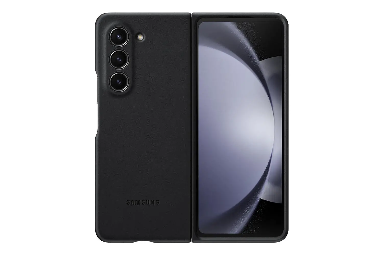 Etui Samsung ECO Leather Cover do Galaxy Z Fold 5 Grafitowy
