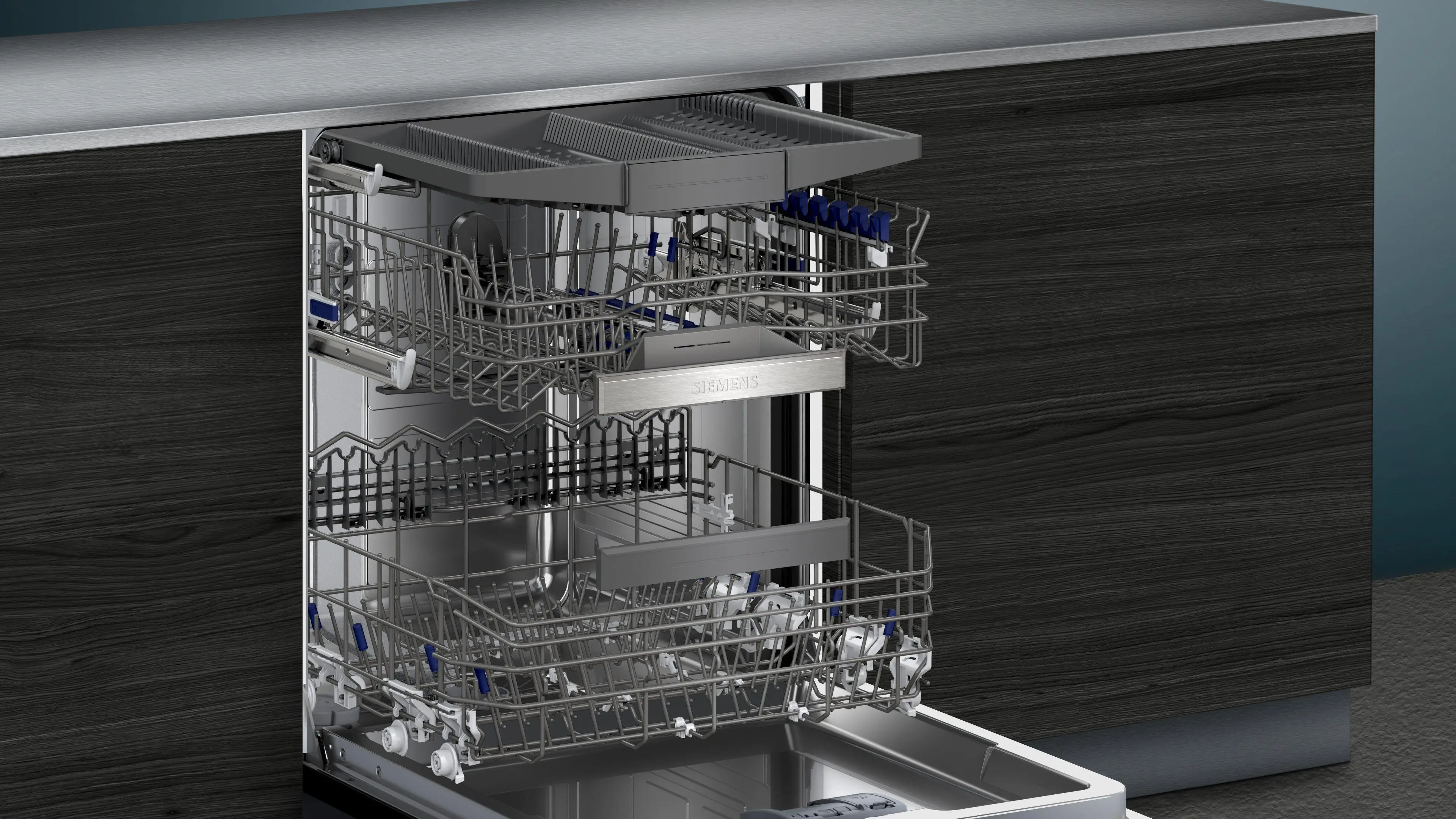 Zmywarka Siemens iQ500 SN65ZX07CE 59,8cm Szuflada na sztućce Zdalne sterowanie