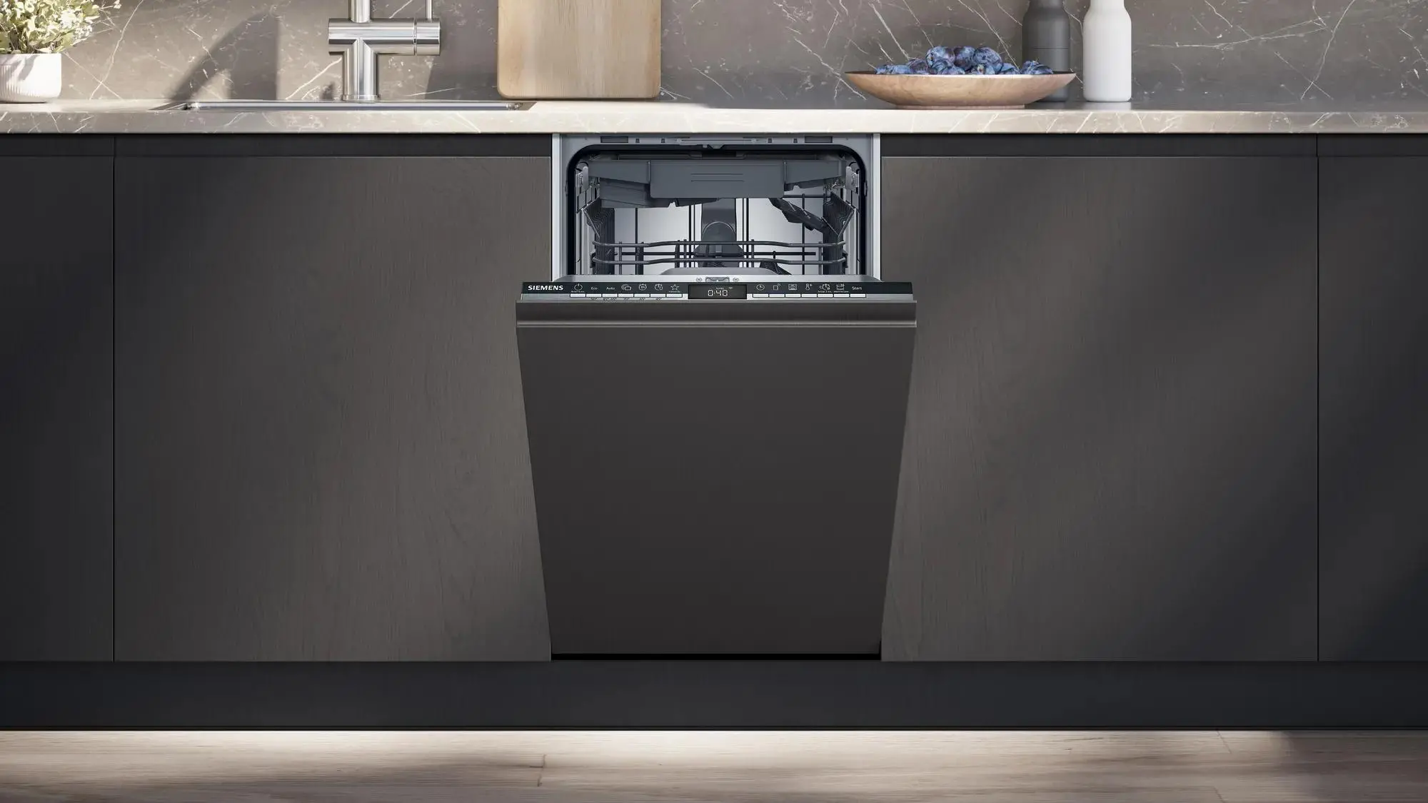 Zmywarka Siemens iQ300 SR63EX24ME 44,8cm Szuflada na sztućce Zdalne sterowanie