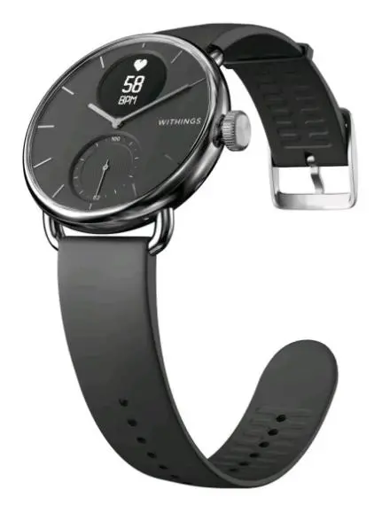 Smartwatch Withings Scanwatch 38mm GPS Czarny