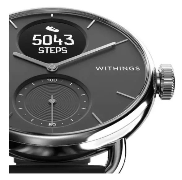 Smartwatch Withings Scanwatch 38mm GPS Czarny