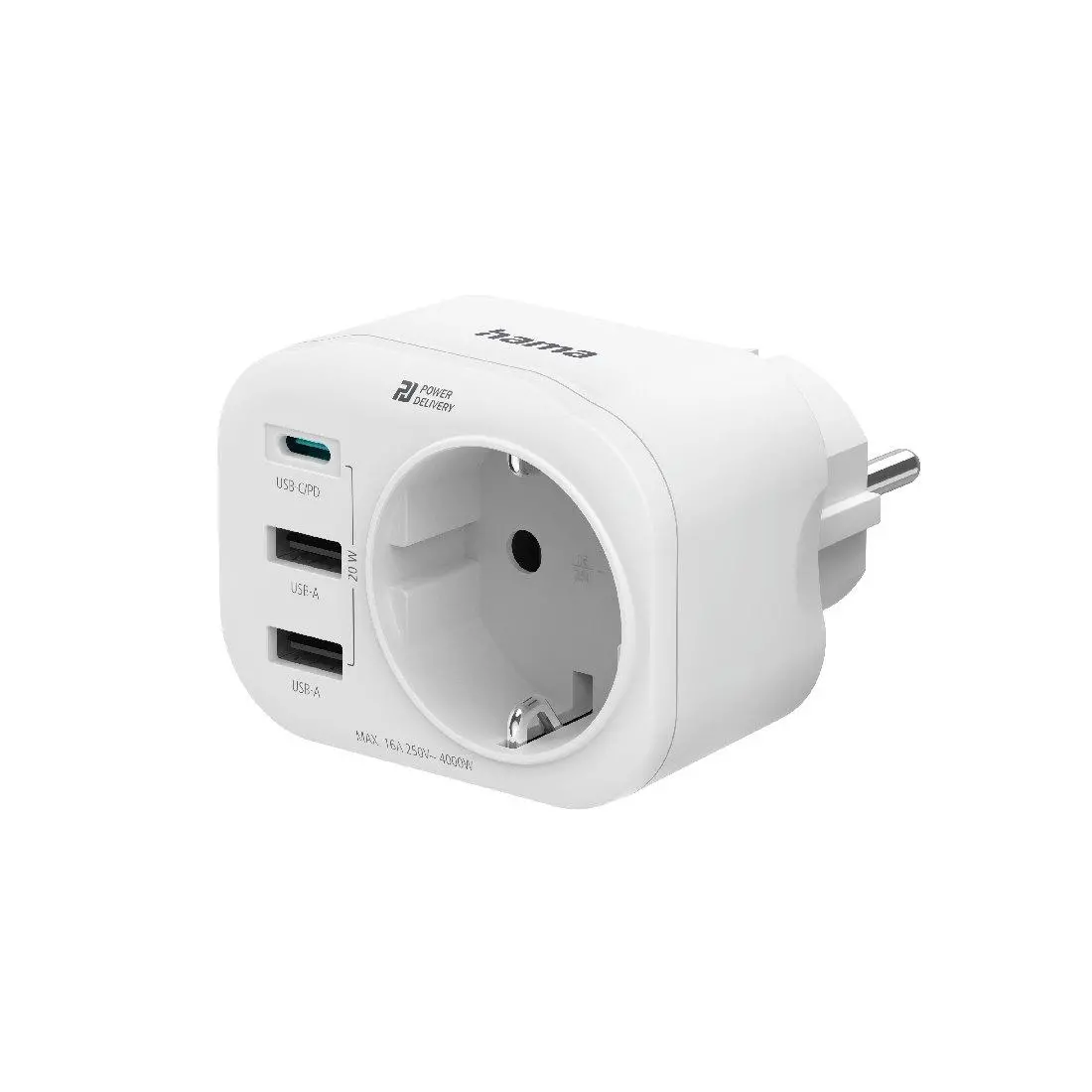 Hama z ładowarką USB 20W Power Delivery USB-C USB-A 223342