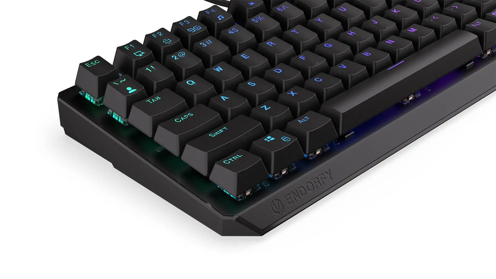 Klawiatura mechaniczna Endorfy Thock 75% Red Kailh Red Czarny