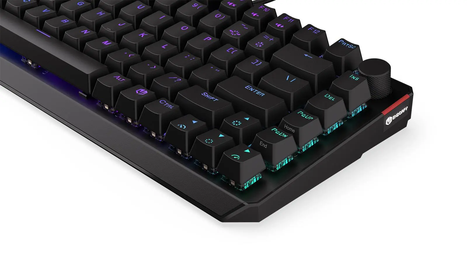 Klawiatura mechaniczna Endorfy Thock 75% Red Kailh Red Czarny