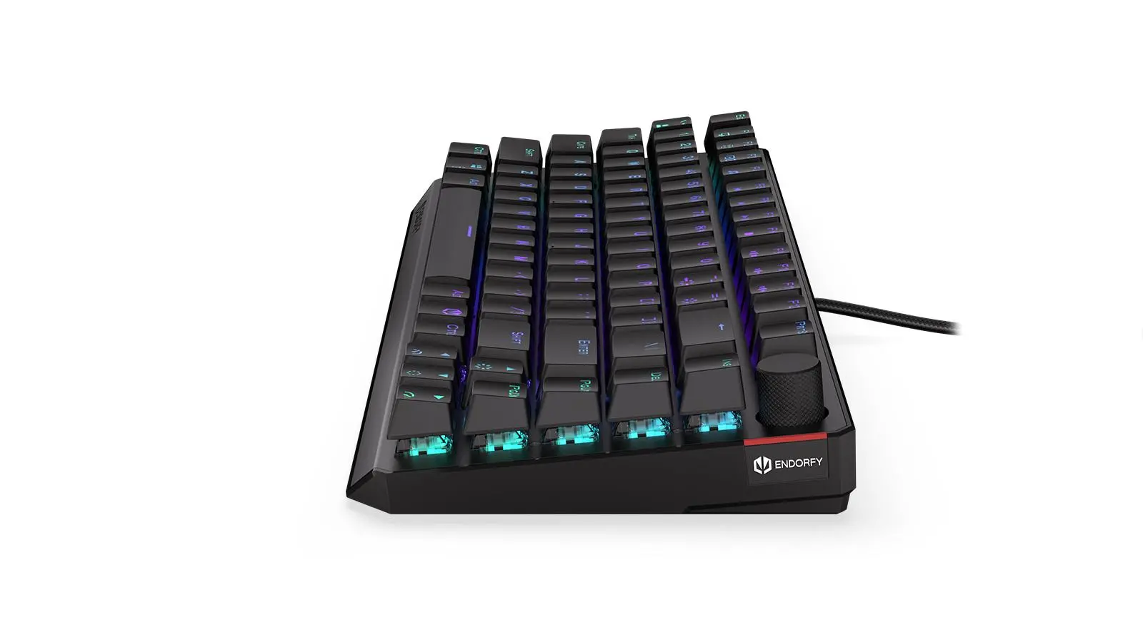 Klawiatura mechaniczna Endorfy Thock 75% Red Kailh Red Czarny