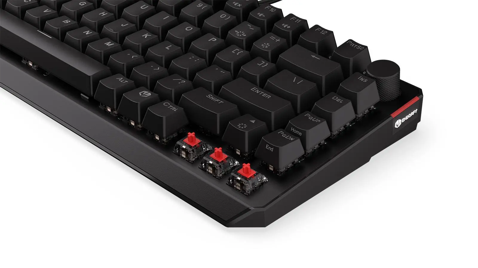 Klawiatura mechaniczna Endorfy Thock 75% Red Kailh Red Czarny