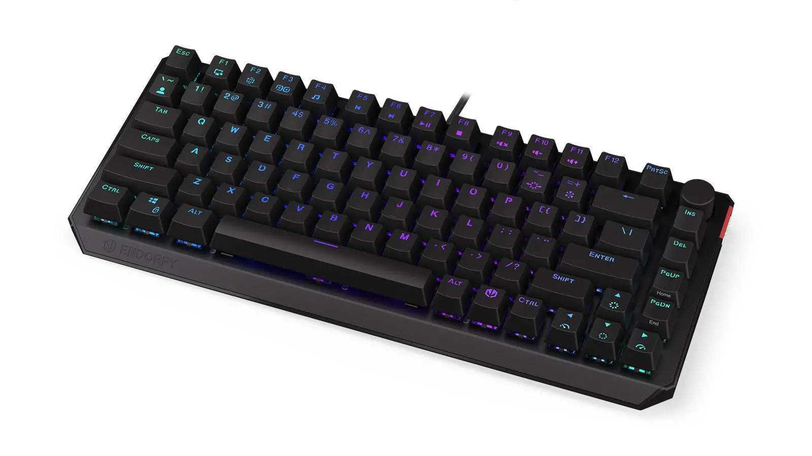 Klawiatura mechaniczna Endorfy Thock 75% Red Kailh Red Czarny