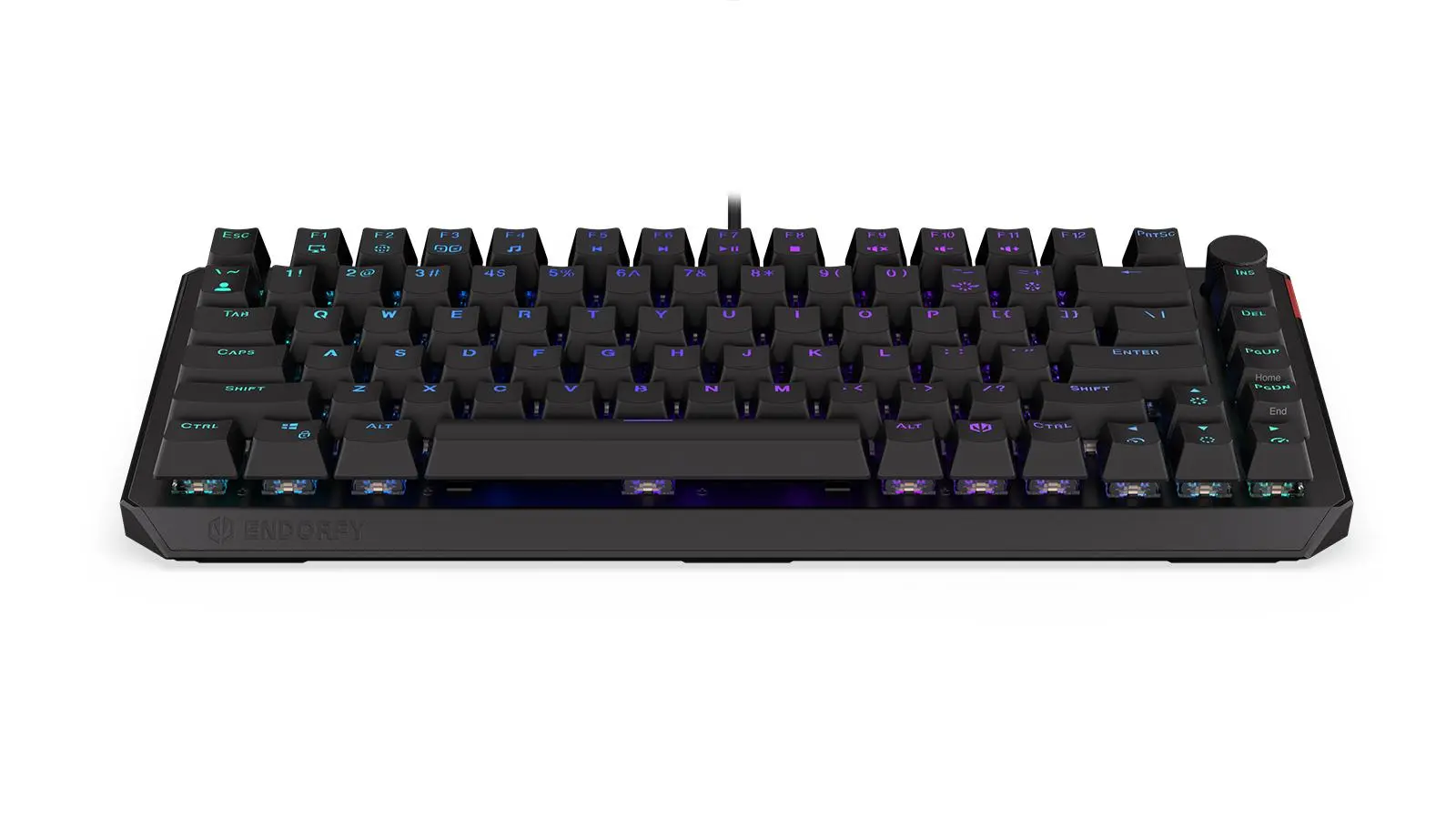 Klawiatura mechaniczna Endorfy Thock 75% Red Kailh Red Czarny