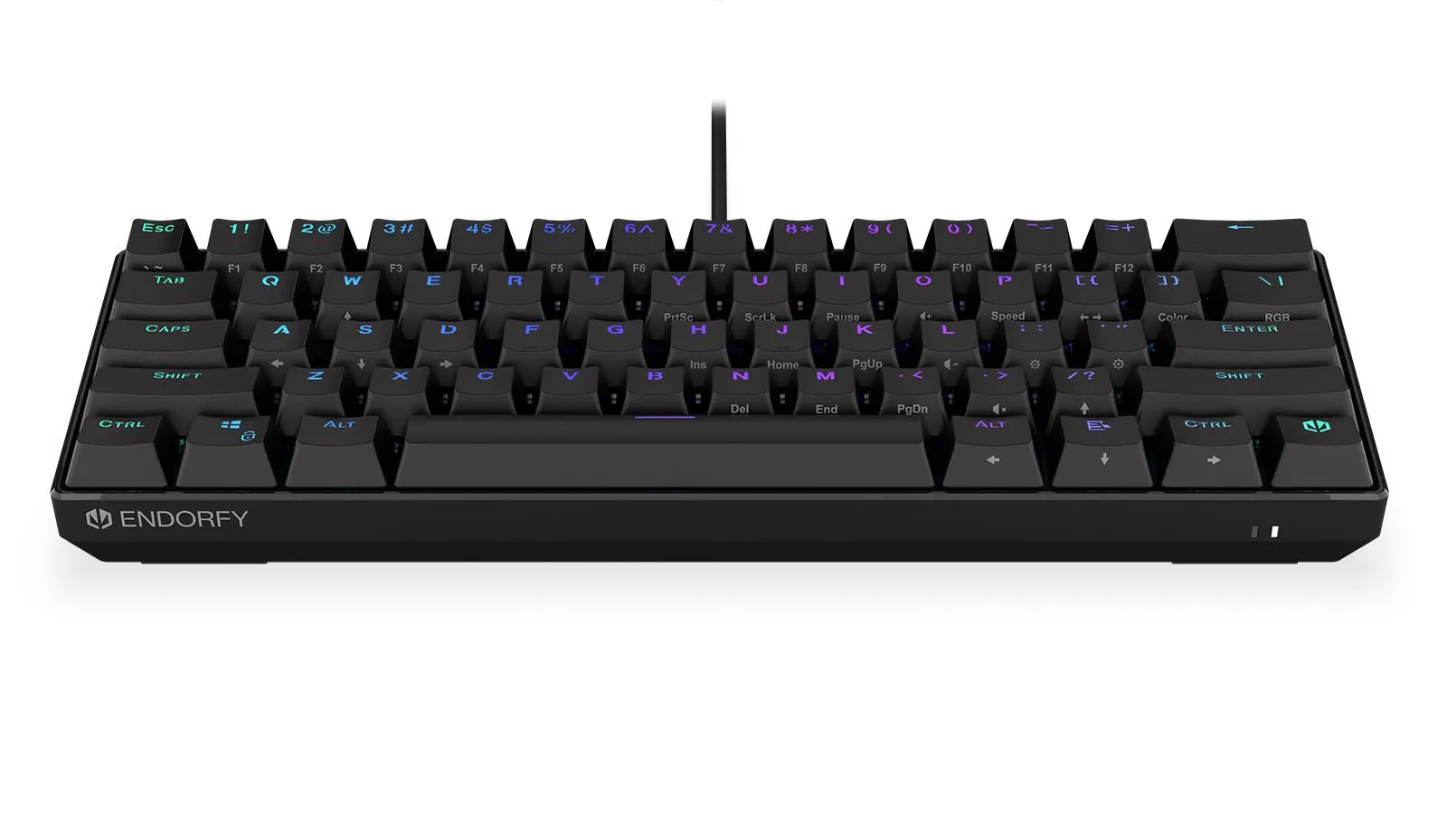 Klawiatura mechaniczna Endorfy Thock Compact Red Kailh Red Czarny
