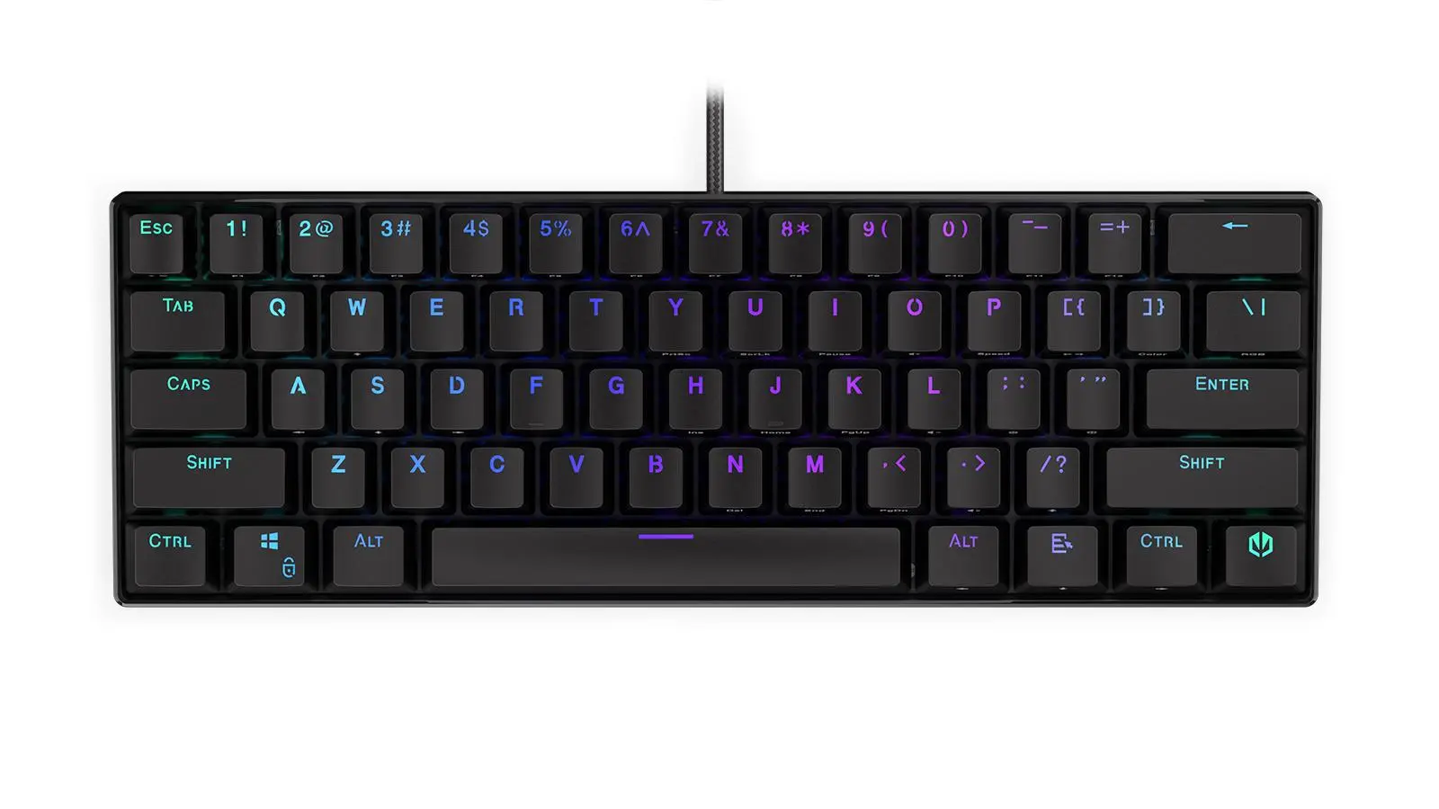 Klawiatura mechaniczna Endorfy Thock Compact Red Kailh Red Czarny