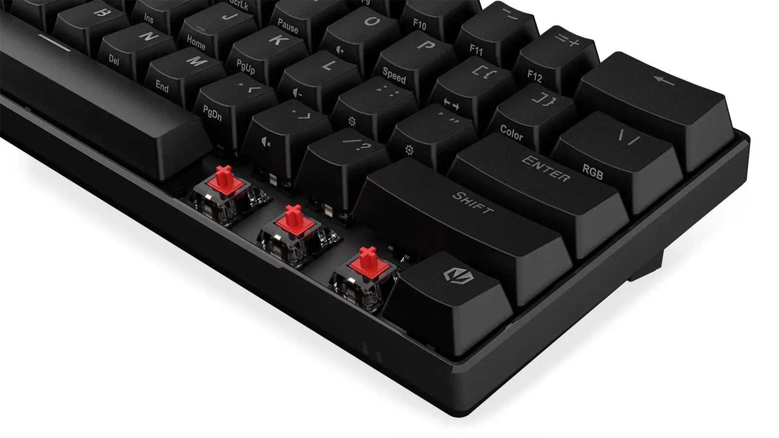Klawiatura mechaniczna Endorfy Thock Compact Red Kailh Red Czarny