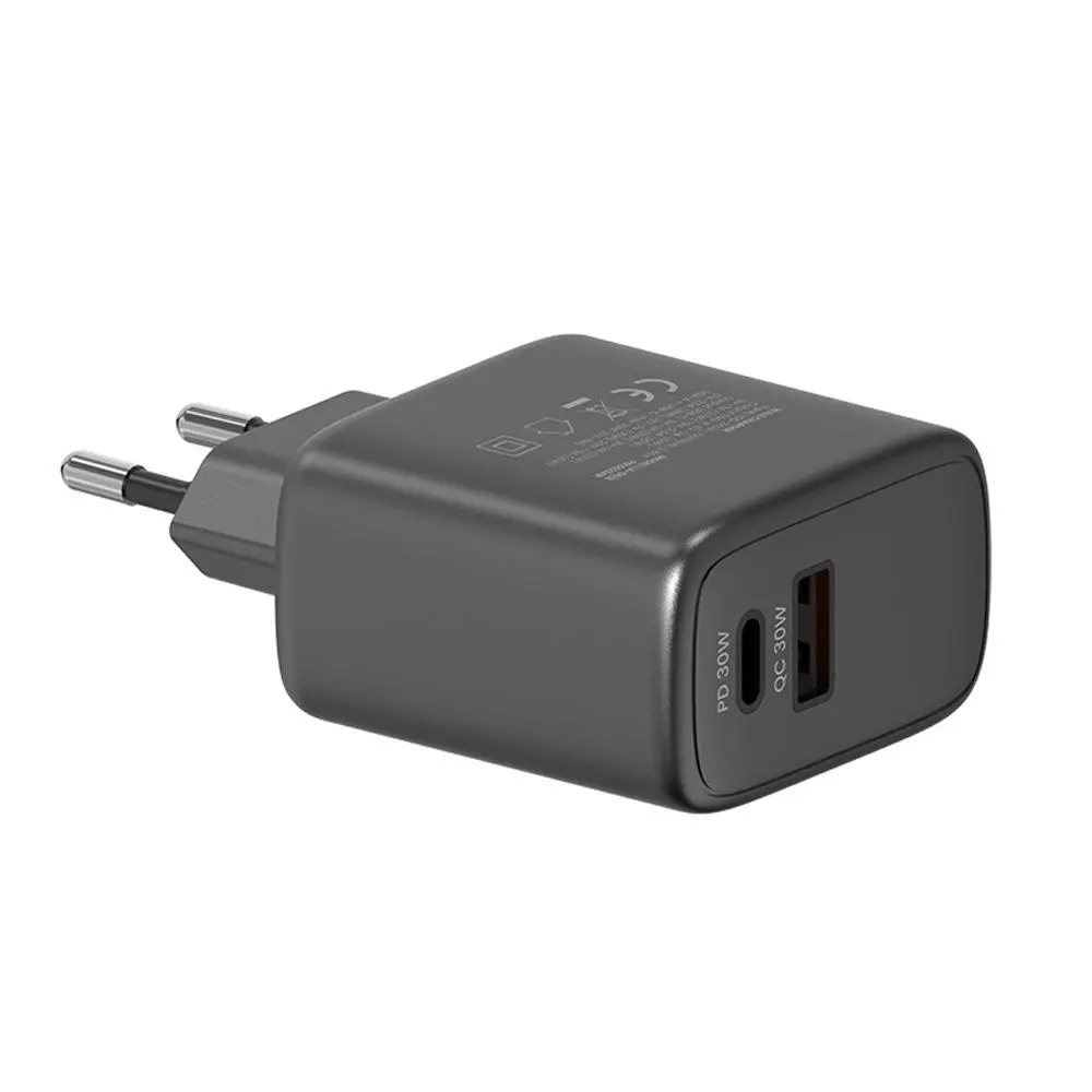 Ładowarka sieciowa Savio LA-06 30W QC PD 3.0 Czarny