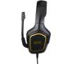 Słuchawki przewodowe z mikrofonem Konix UFC Gaming Headset Nauszne Czarno-żółty