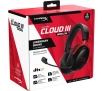 Słuchawki bezprzewodowe z mikrofonem HyperX Cloud III Wireless Nauszne Czarno-czerwony