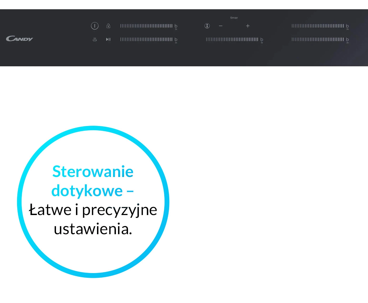 Płyta indukcyjna Candy Comfort CIES55MCTT/1 77cm