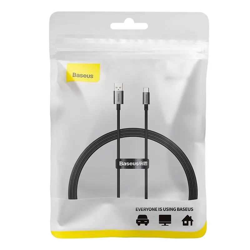 Kabel Baseus USB do USB-C Superior 100W 1m Czarny