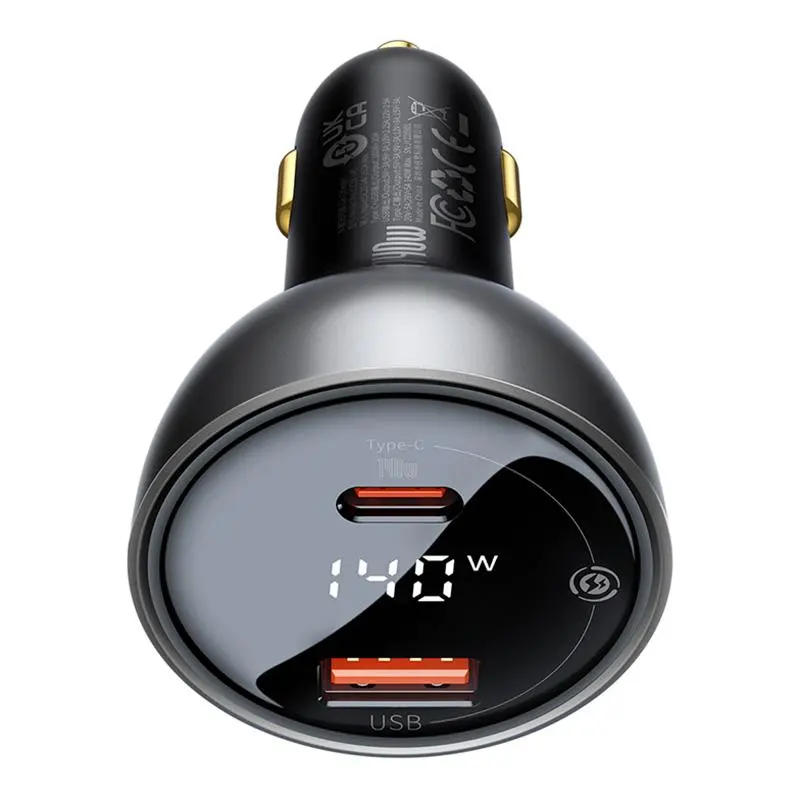 Ładowarka samochodowa Baseus Superme USB-C 140W Czarny