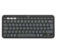 Klawiatura bezprzewodowa LOGITECH Pebble Keys 2 K380s Grafitowy 920-011851