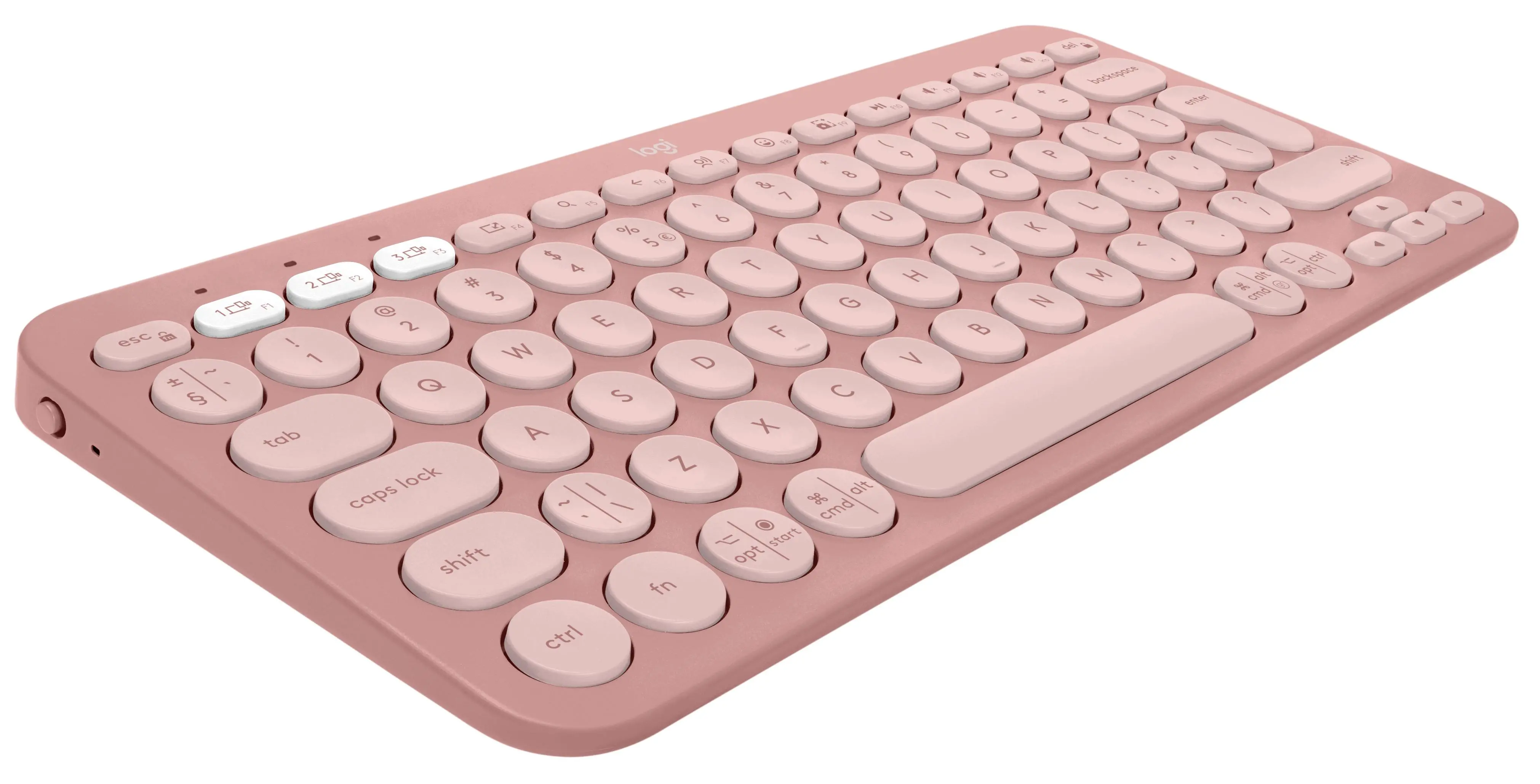 Klawiatura membranowa Logitech Pebble Keys 2 K380s Różowy