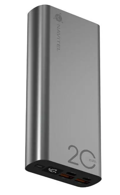 Powerbank Navitel PWR20 AL Silver 20000mAh 22,5W Srebrny