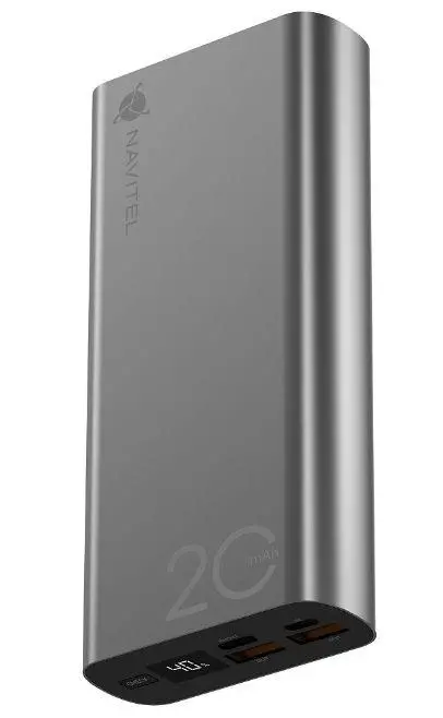 Powerbank Navitel PWR20 AL Silver 20000mAh 22,5W Srebrny