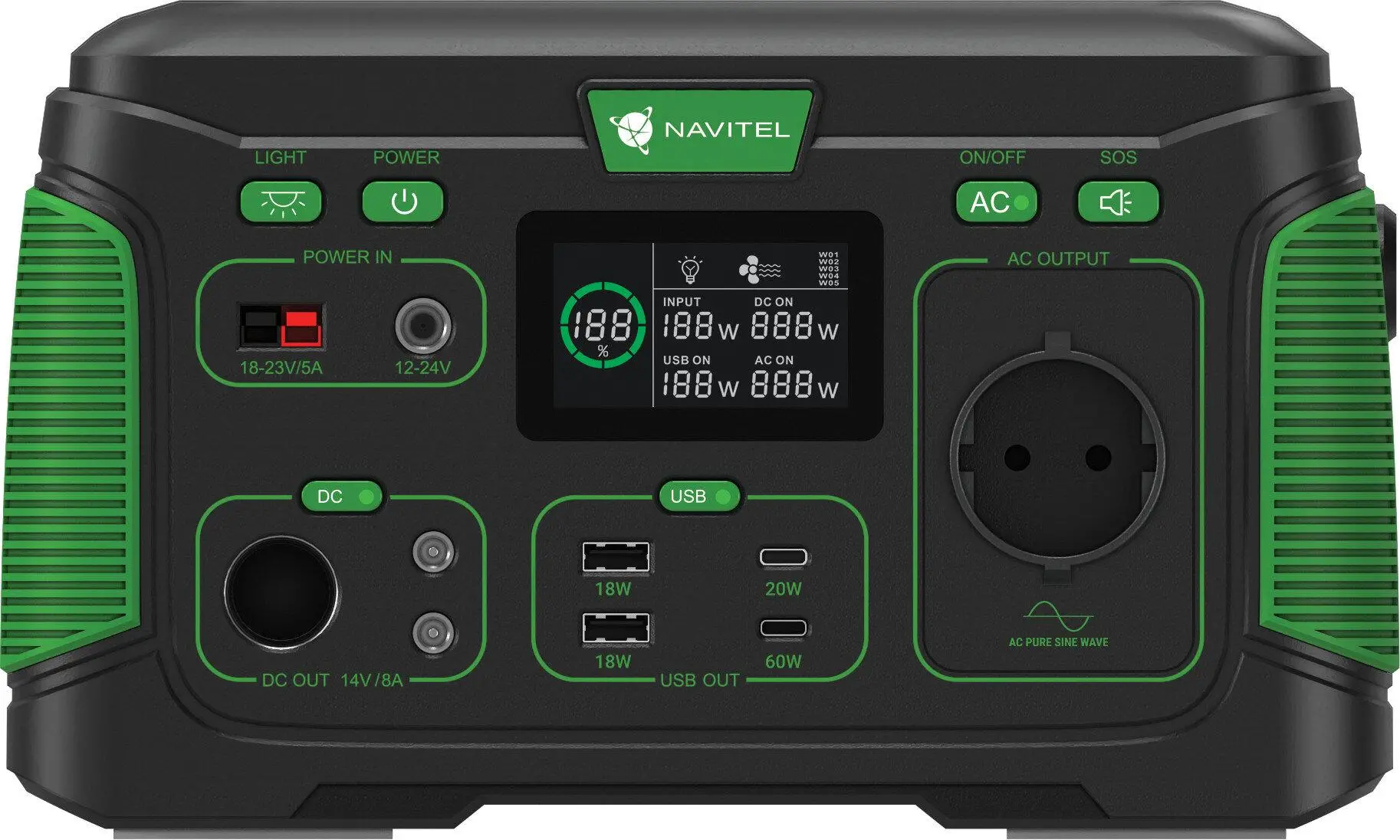 Stacja zasilania Navitel NS300 308Wh