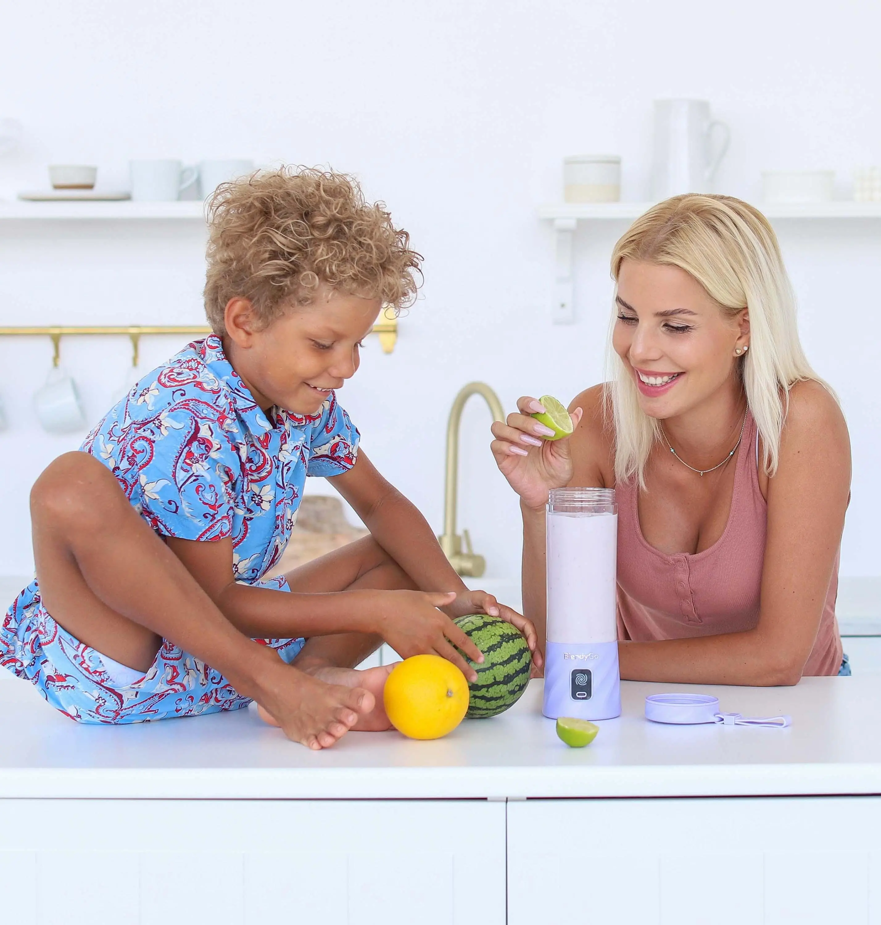 Blender kielichowy BlendyGo 3 Bezprzewodowy 0,55l Lawendowy