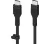 Kabel Belkin Silicone 2,0 USB-C do USB-C 3m Czarny