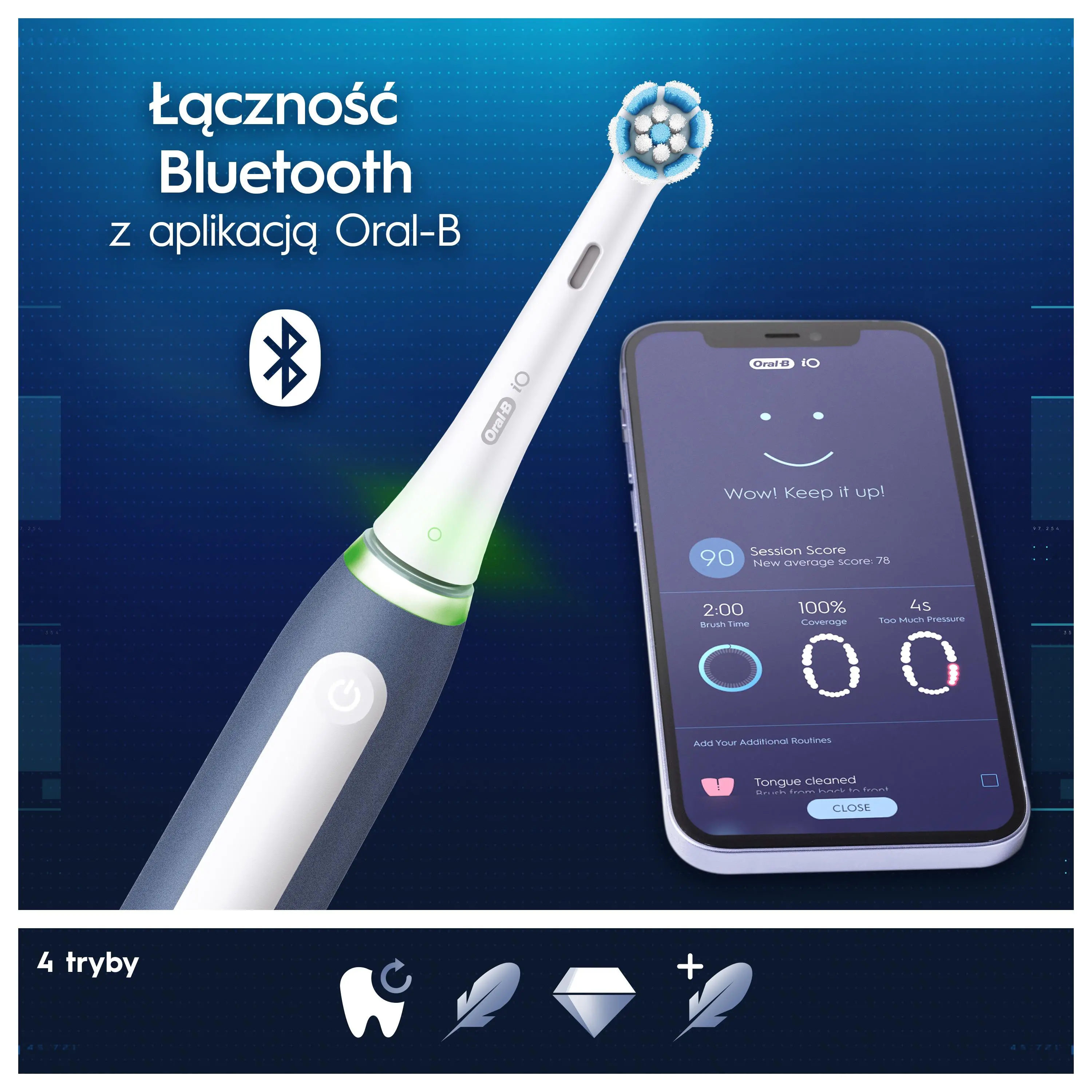 Szczoteczka magnetyczna Oral-B iO My Way Ocean Blue