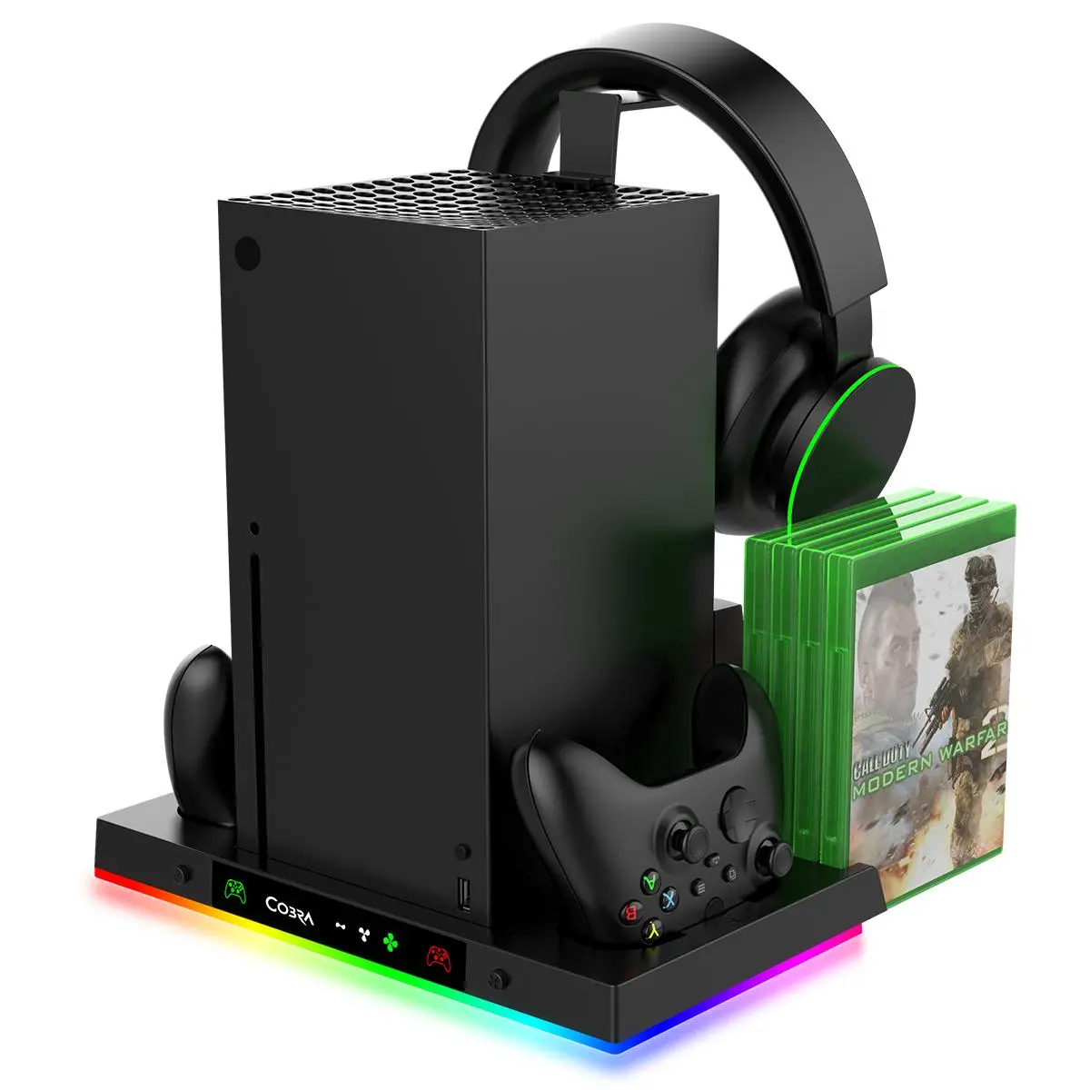 Stacja ładująca Cobra CR2XBXBK z chłodzeniem do Xbox Series X