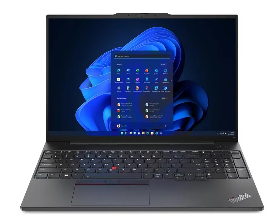 Laptop biznesowy Lenovo ThinkPad E16 Gen 1 16" i5-1335U 8GB RAM 512GB Dysk SSD Win11 Pro Czarny