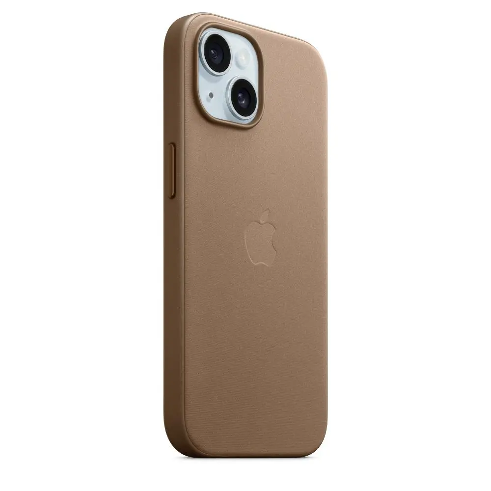 Etui Apple z tkaniny FineWoven z MagSafe do iPhone 15 Jasno-beżowy
