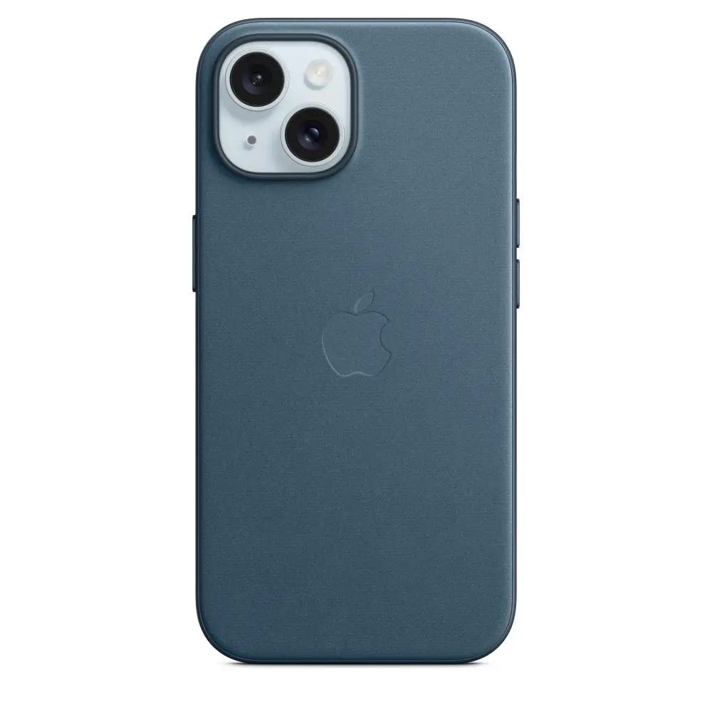Etui Apple z tkaniny FineWoven z MagSafe do iPhone 15 Głębia oceanu
